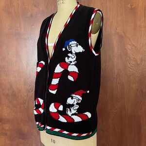 1980s Snoopy & Friends Sweater Vest Large